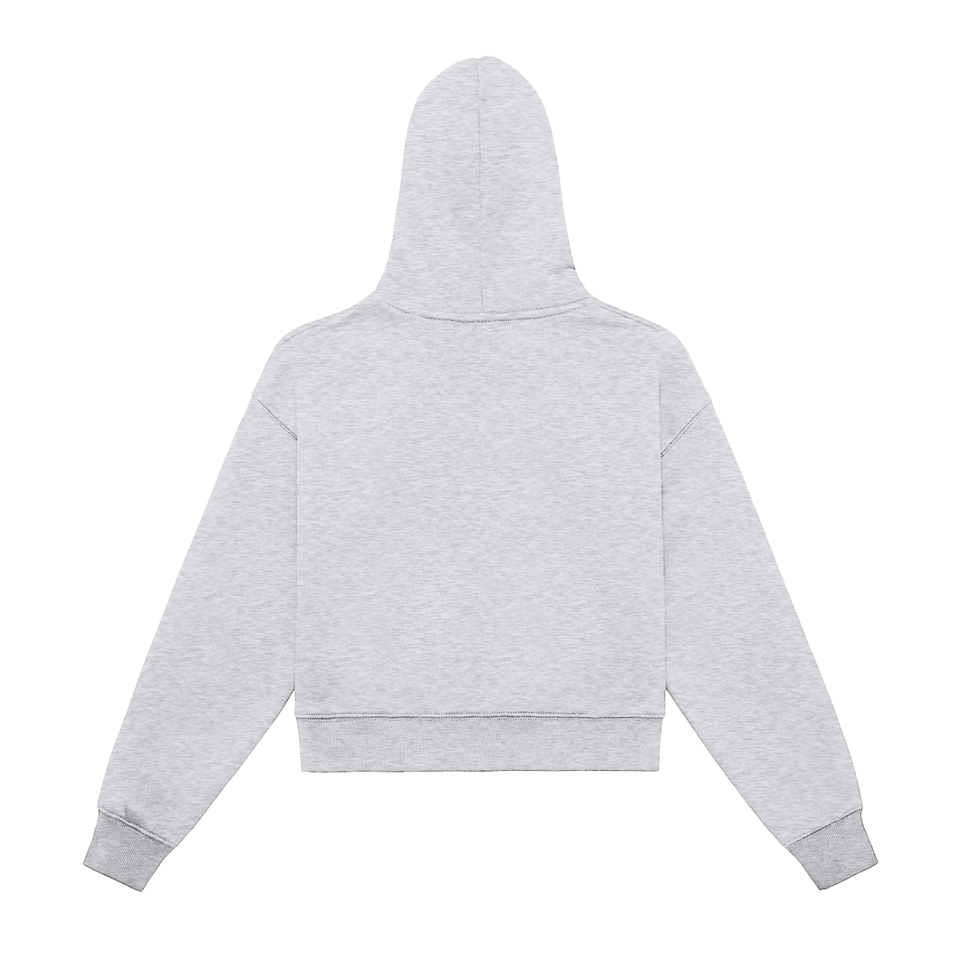 Fleeced Zip-Up Cropped Hoodie Liberty