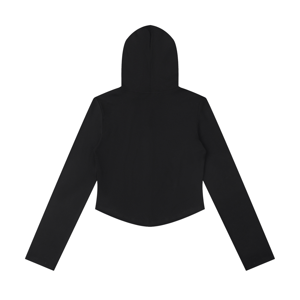 Women's Slim Cropped Full Zip Hoodie Liberty