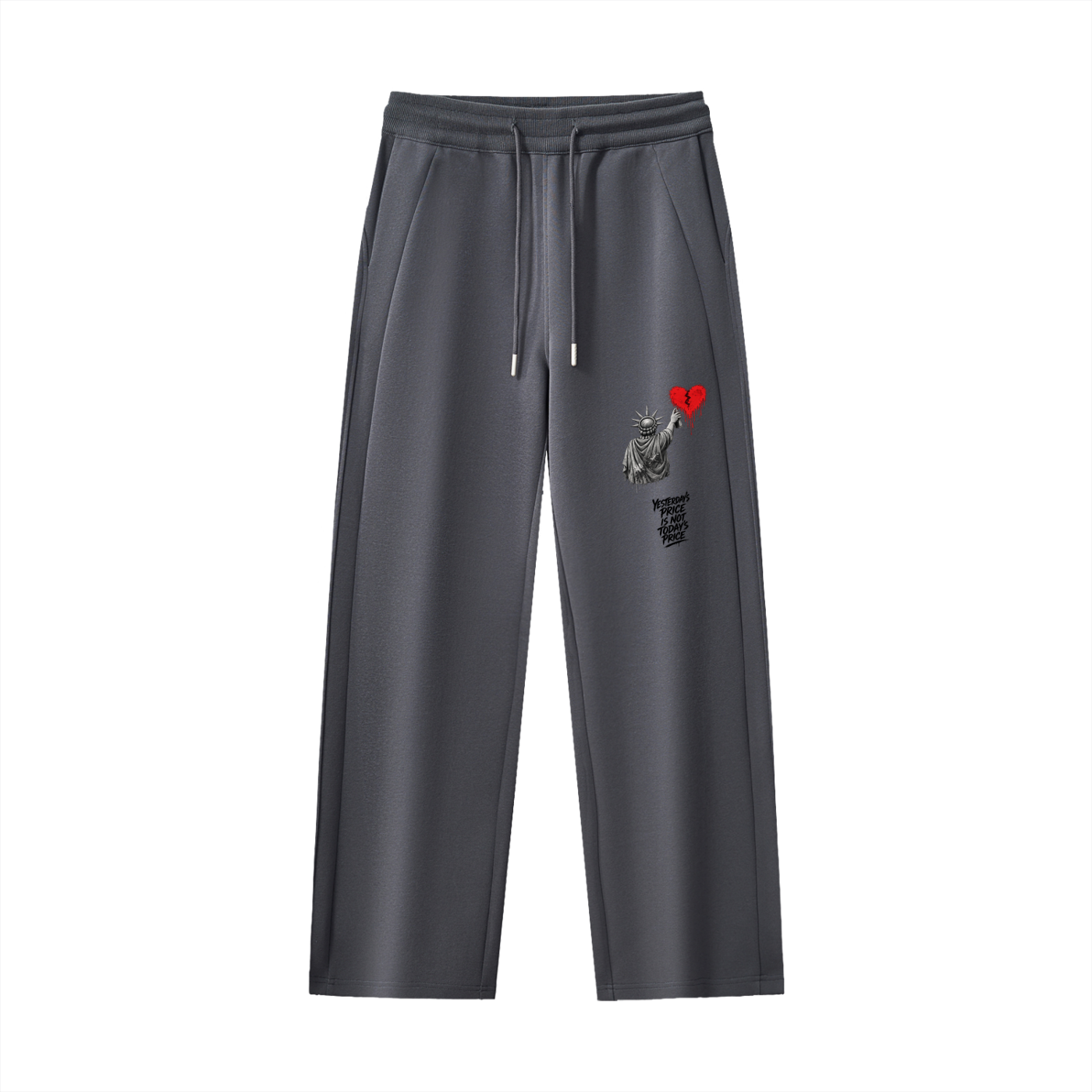 Essential Drawstring Straight-Leg Sweatpants Liberty Yesterday’s Price Isn’t Todays Price Black