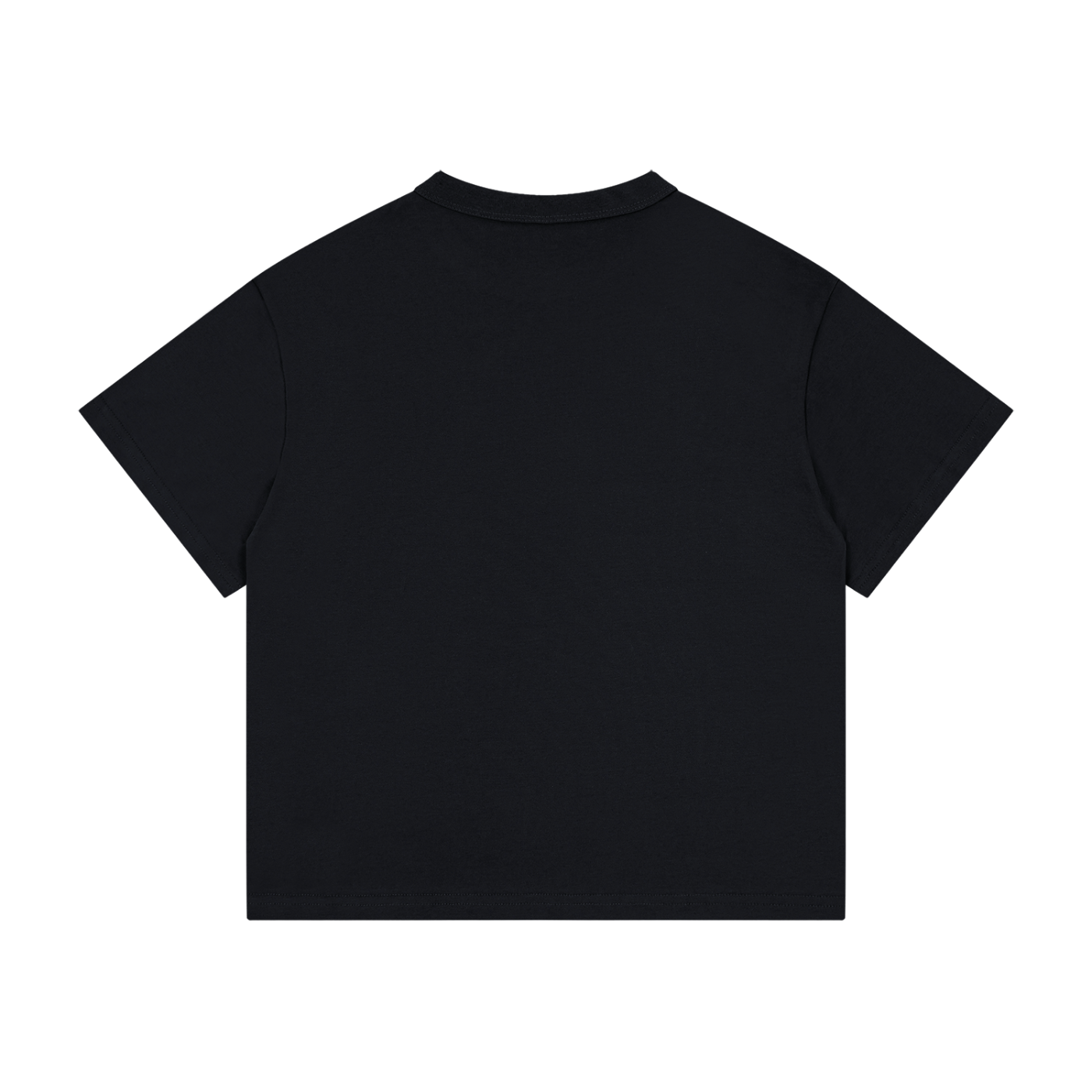 Kid's Loose Fit Drop Shoulder T-Shirt New Black