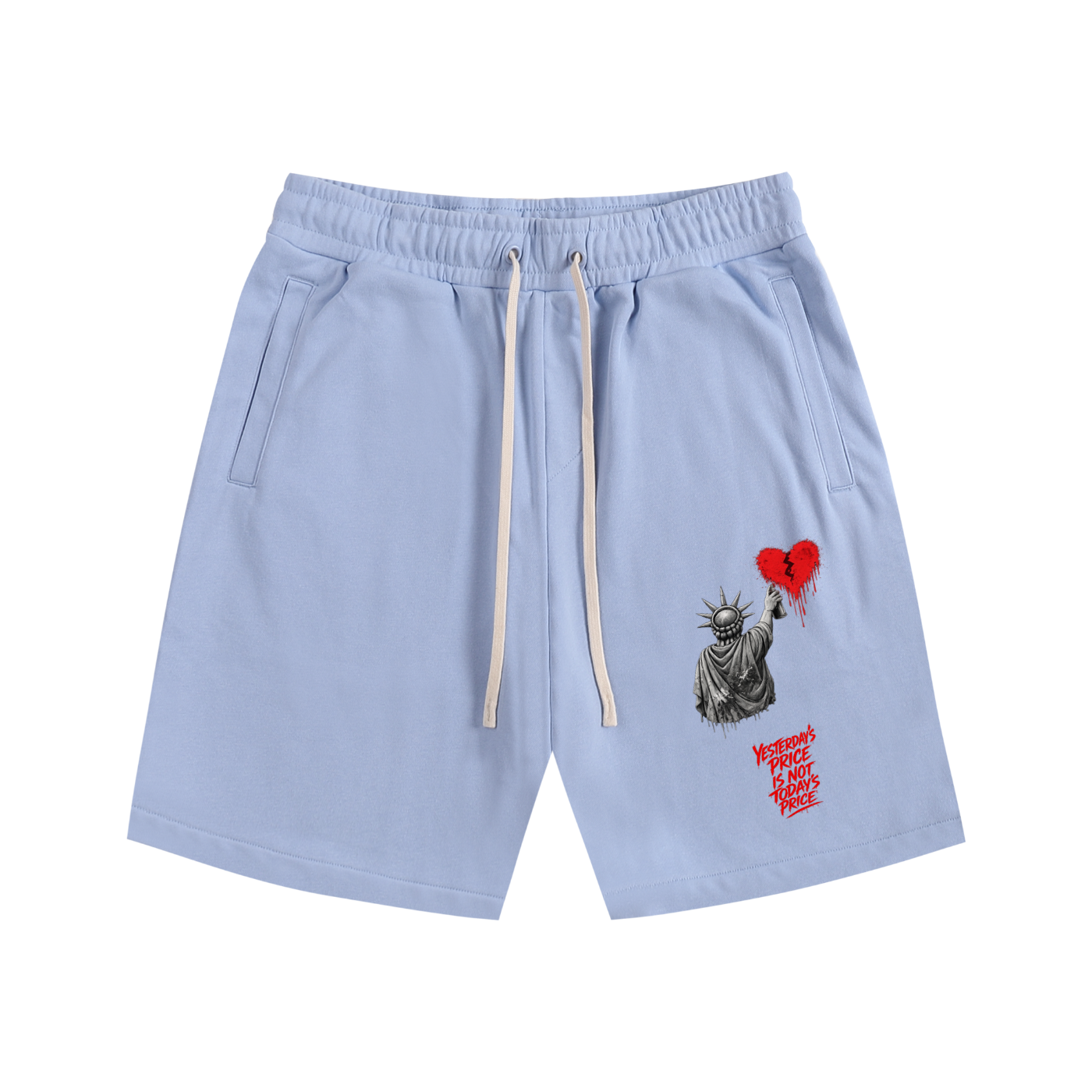 Essential Cotton Shorts Liberty Yesterday’s Price Isn’t Todays Price Red