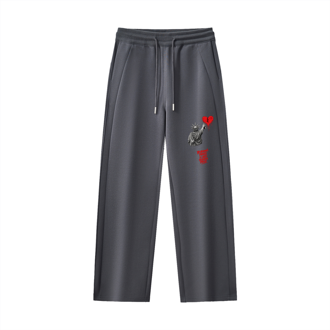 Essential Drawstring Straight-Leg Sweatpants Liberty Yesterday’s Price Isn’t Todays Price Red