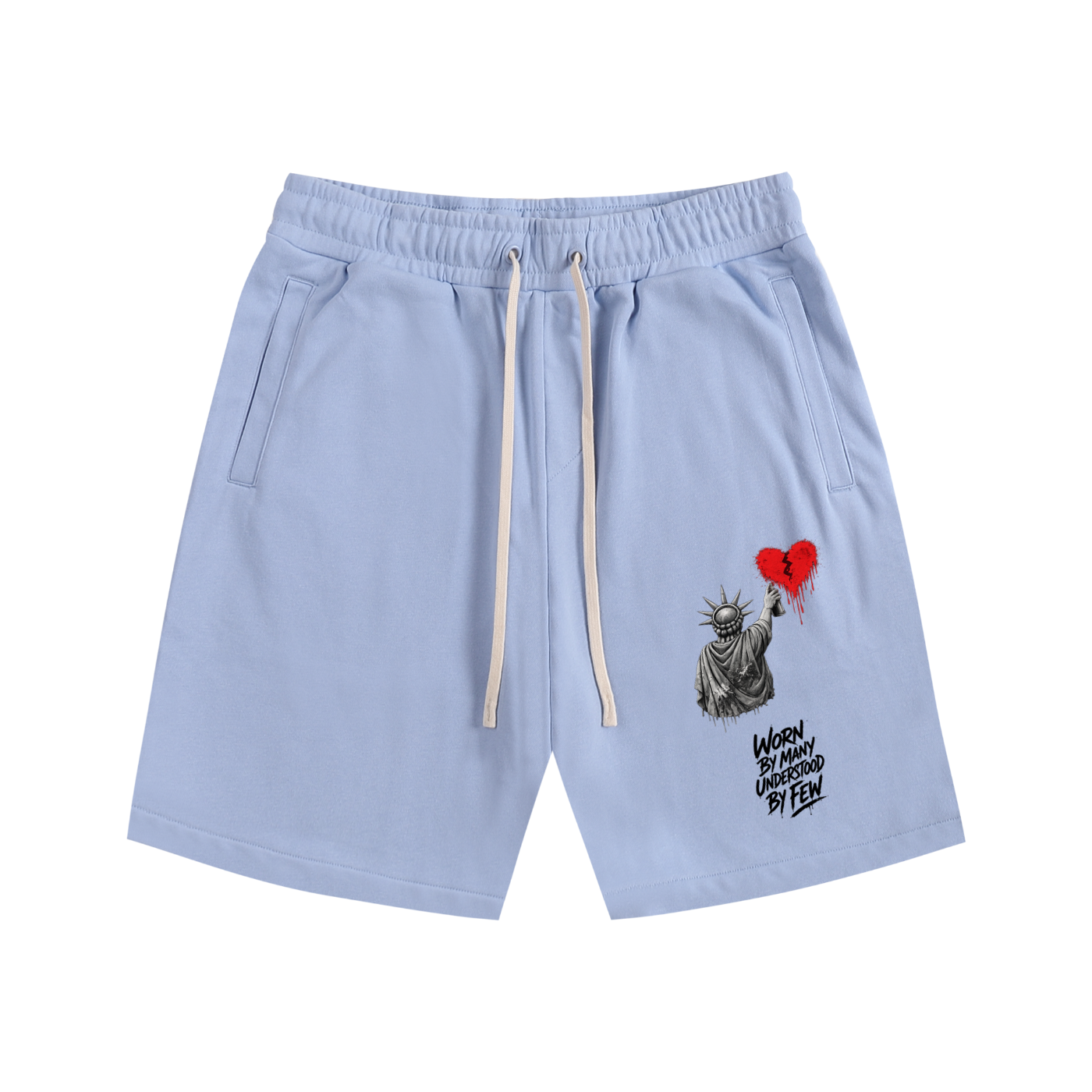 Essential Cotton Shorts Liberty Worn By Many Understood By Few Black