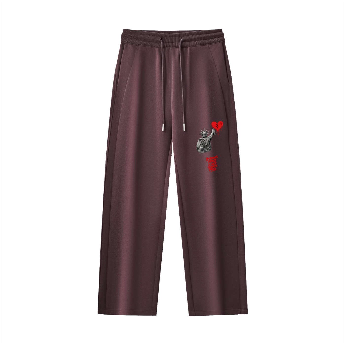 Essential Drawstring Straight-Leg Sweatpants Liberty Yesterday’s Price Isn’t Todays Price Red